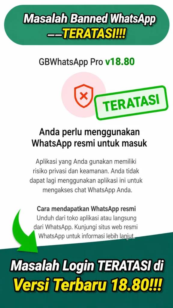 Bagaimana cara mengatasi masalah Anda memerlukan WhatsApp resmi untuk masuk